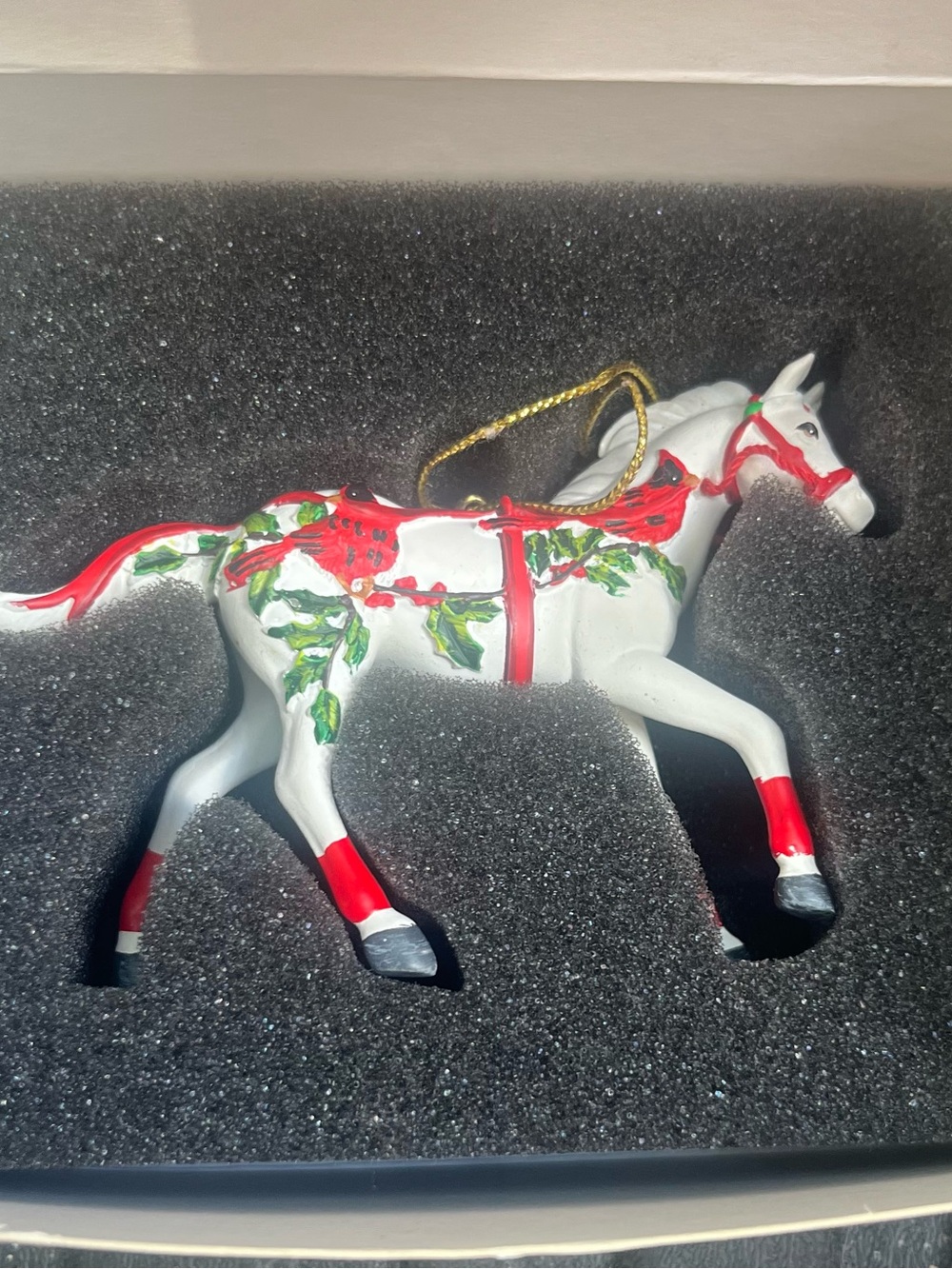 Enesco The Trail of Painted Ponies Christmas Canter Ornament